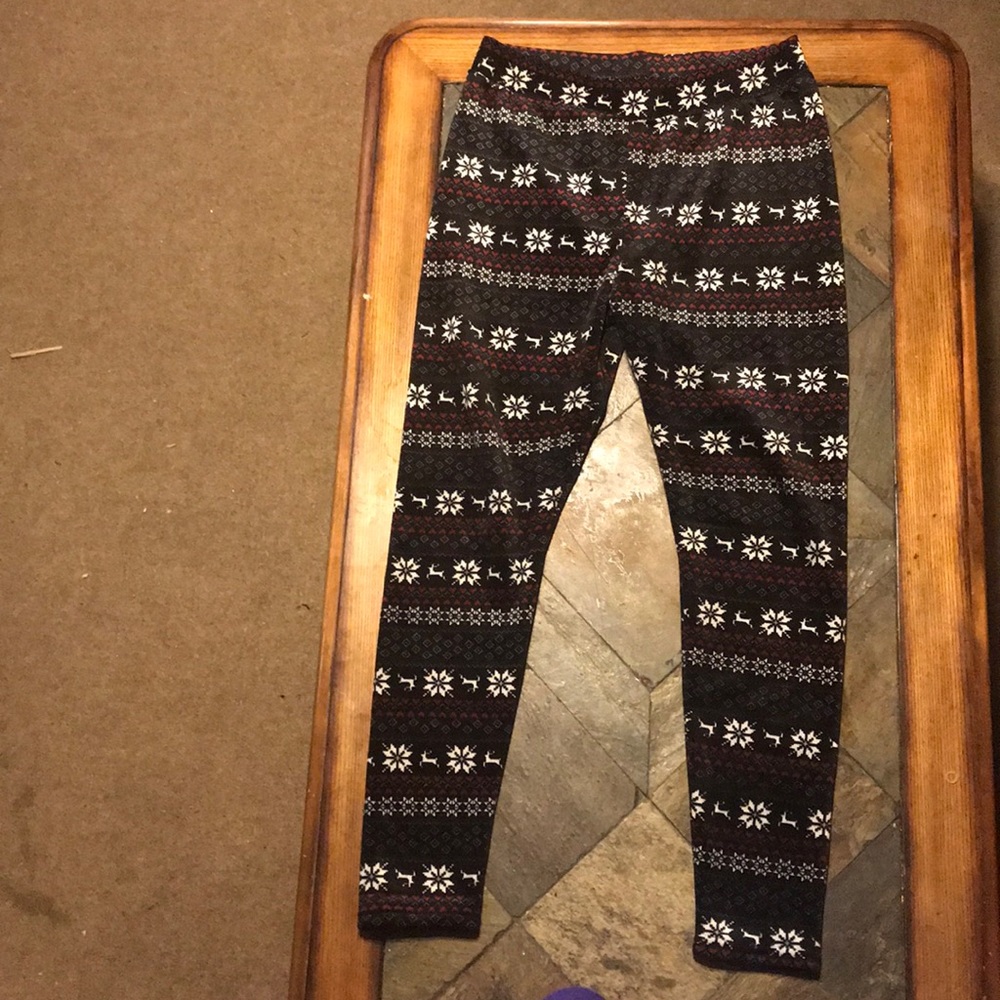 Velvet leggings